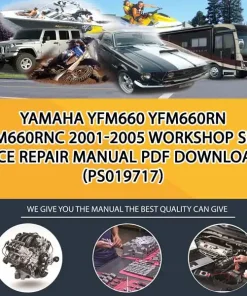 Yamaha Yfm660 Yfm660Rn Yfm660Rnc 2001-2005 Workshop Service Repair Manual Pdf Download (PS019717)