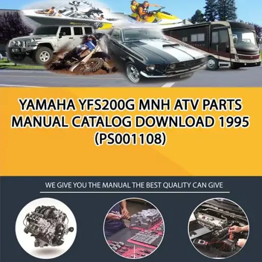 Yamaha Yfs200G Mnh Atv Parts Manual Catalog Download 1995 (PS001108)