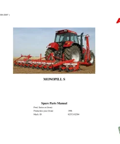 Accord -Kverneland Group Monnopill S 1998 mach ID 02552-02584 Parts Manual Catalog Pdf Download