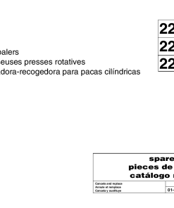Fendt 2250- S SL SLR Balers Round Parts Manual Catalog Pdf Download