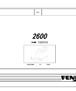 Fendt 2600 from 150315 (3906050M2 Round Balers Parts Manual Catalog Pdf Download