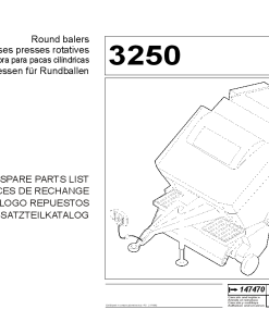 Fendt 3250 Round baler Parts Manual Catalog Pdf Download