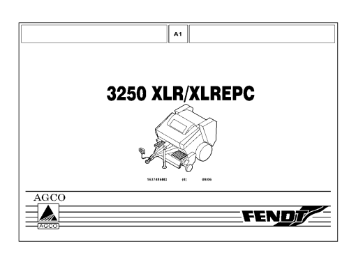 Fendt 3250 XLR -EPC Round baler Parts Manual Catalog Pdf Download