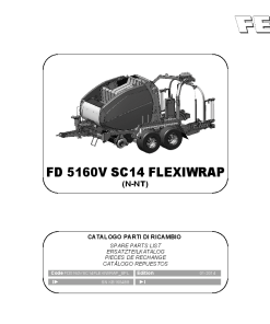 Fendt 5160V SC14 Flexiwrap Baler 2014 Parts Manual Catalog Pdf Download