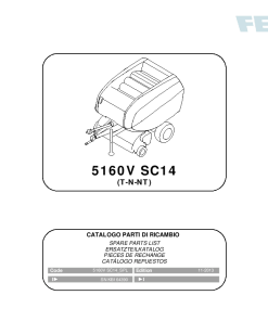 Fendt 5160V SC14 Round Baler 2013 Parts Manual Catalog Pdf Download