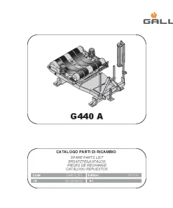 Gallignani G440 A Bale wrapper 2014 Parts Manual Catalog PDF Download