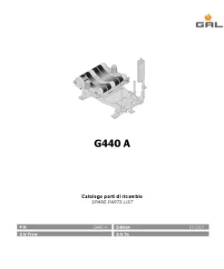 Gallignani G440 A Bale wrapper 2021 Parts Manual Catalog PDF Download