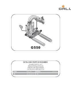Gallignani G550 A Bale wrapper 2013 Parts Manual Catalog PDF Download