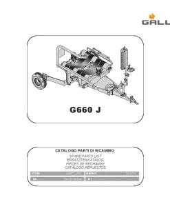 Gallignani G660 J Bale wrapper 2014 Parts Manual Catalog PDF Download