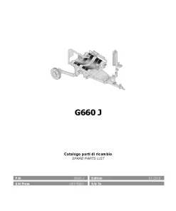 Gallignani G660 J Bale wrapper 2019 Parts Manual Catalog PDF Download