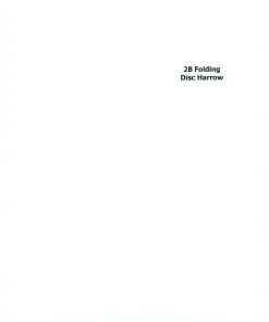 Great Plains 2B Folding Disc Harrow Operation Maintenance and Parts Manual PDF download