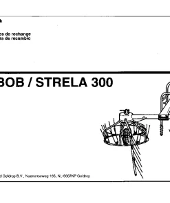 Greenland Haybob- Strela 300 Universal Haymaker 1994 Parts Manual Catalog PDF Download