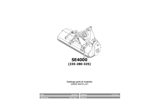 Kubota SE4000 235 280 325 Choppers 2019 Operation Maintenance Manual PDF download