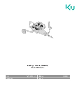 Kubota WR1400C Bale wrapper 2021 Parts Manual Catalog Pdf Download