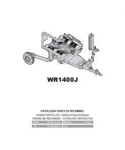 Kubota WR1400J Bale wrapper 2015 Parts Manual Catalog Pdf Download