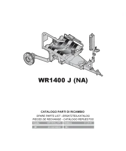 Kubota WR1400J North America Bale wrapper 2016 Parts Manual Catalog Pdf Download