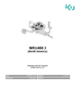 Kubota WR1400J North America Bale wrapper 2018 Parts Manual Catalog Pdf Download