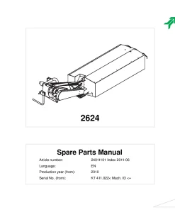 Kverneland 2624 Mower Disc Plain 2010 Parts Manual Catalog Pdf Download