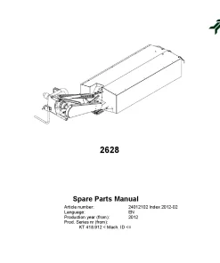 Kverneland 2628 Mower Disc Plain 2012 Sn 418912 Parts Manual Catalog Pdf Download