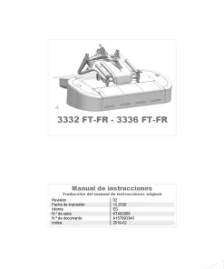 Kverneland 3332 3336 -FT-FR Mower Conditioner 2019 ES Operation Maintenance Manual PDF download
