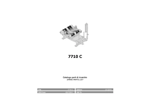 Kverneland 7710C Bale Wrapper 2019 Parts Manual Catalog Pdf Download