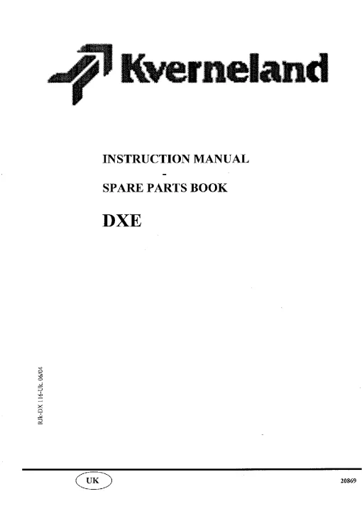 Kverneland DXE Disc Harrow Parts Manual Catalog Pdf Download