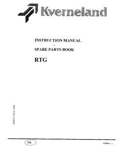 Kverneland RTG Packers -Rollers Trailed Parts Manual Catalog Pdf Download