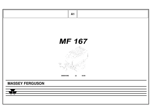 Massey Ferguson MF 167 Round Balers Variable chamber (3906049M2) Parts Manual Catalog Pdf Download