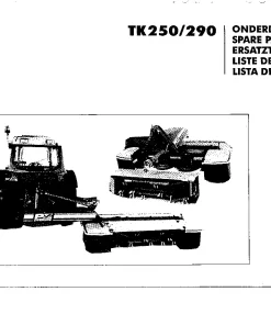 PZ Greenland TK 2750 290 Conditioners Rear mounted 1992 Parts Manual Catalog PDF Download