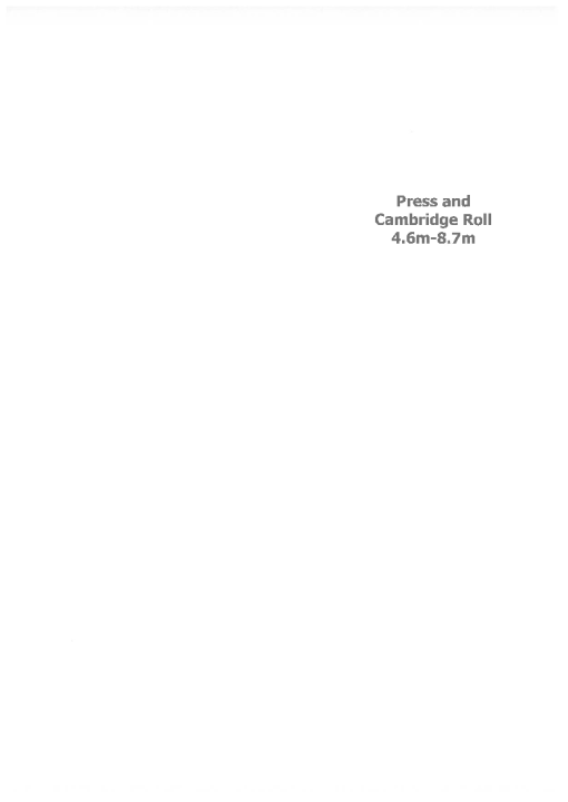 Simba 4.6m-8.7m Press and Cambridge Roll Operation Maintenance and Parts Manual PDF download
