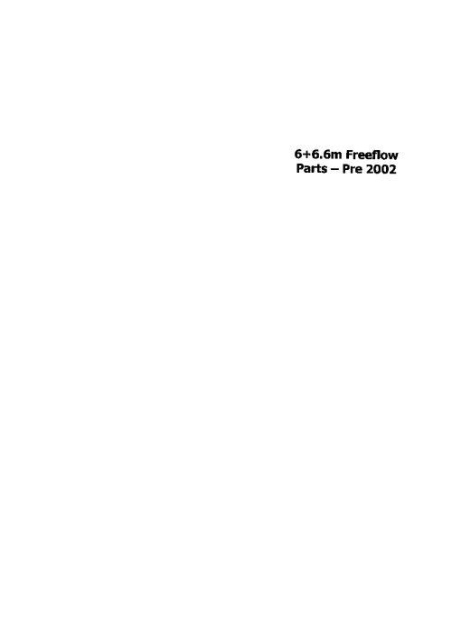Simba Freeflow 6+66m FW (Pre-2002) Packers-Rollers-Trailed Parts Manual Catalog Pdf Download