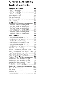 Simba Great Plains X-Press Disc Harrow Compact 2004 Parts Manual Catalog Pdf Download