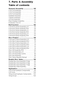 Simba Great Plains X-Press Disc Harrow Compact 2006 Parts Manual Catalog Pdf Download