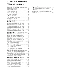 Simba Great Plains X-Press Disc Harrow Compact 2007 Parts Manual Catalog Pdf Download