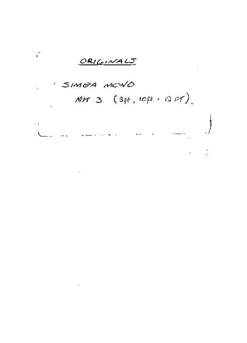 Simba Mono MK 3 8ft 10ft & 12ft Operation Maintenance and Parts Manual PDF download