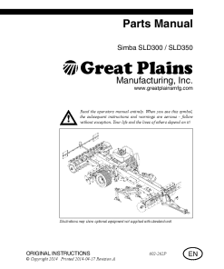 Simba SLD 300 SLD350 Parts Manual Catalog Pdf Download
