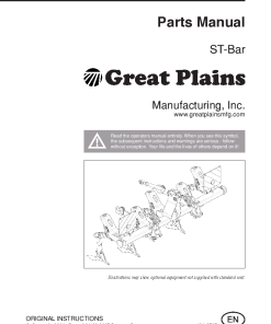Simba ST Bar 606-072P year 2016 Parts Manual Catalog Pdf Download