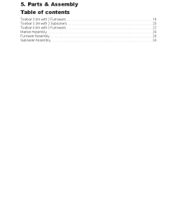 Simba Toolbar Single Beam Parts Manual Catalog Pdf Download
