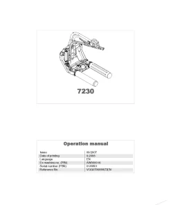 Taarup 7320 Bale wrappers Round bales 2008 Operation Maintenance Manual PDF download