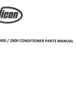 Vicon 2400 2800 HPC Conditioners Rear mounted Parts Manual Catalog Pdf Download