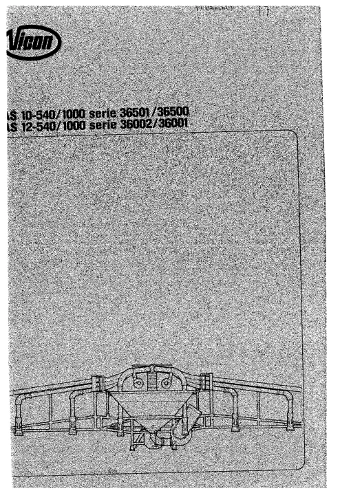 Vicon AS 10-540 12-540 Parts Manual Catalog Pdf Download