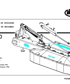 Vicon CM 230 Mower Conditiner 2003 10EU01 Parts Manual Catalog Pdf Download