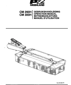 Vicon CM 260H 300H Mower Conditiner 1996 Parts Manual Catalog Pdf Download