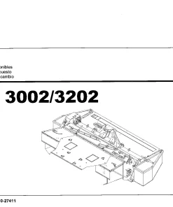 Vicon FMT 3002 3202 Mower Conditioner 2004 Parts Manual Catalog Pdf Download