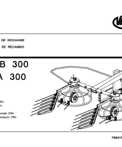 Vicon Haybob Strela 300 Rake-tedders 47TH01 Parts Manual Catalog Pdf Download