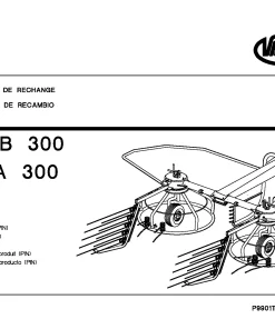 Vicon Haybob Strela 300 Rake-tedders 48TH01 Parts Manual Catalog Pdf Download