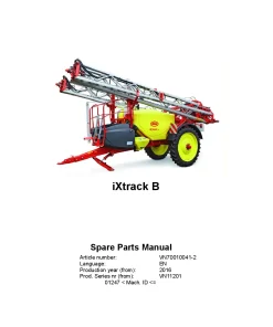 Vicon Ixtrack B Sprayers Trailed 2016 Parts Manual Catalog Pdf Download