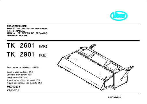 Vicon TK 2601 2901 Conditioners Rear mounted_06MK01_05KE01 Parts Manual Catalog Pdf Download