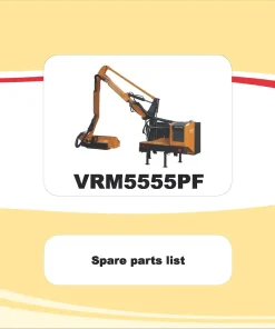Vicon VRM5555PF Mowers Flail Arm type Rear mounted Parts Manual Catalog Pdf Download