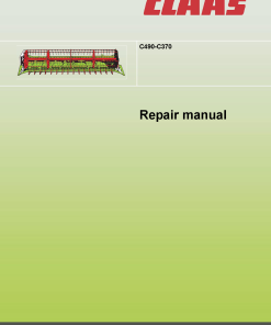 Claas C490 C430 C370 Combines Service Repair manual